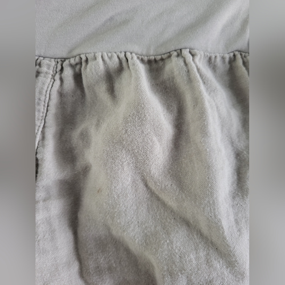 European Culture Capri Pants Cream Beige Size S - Picture 14 of 14